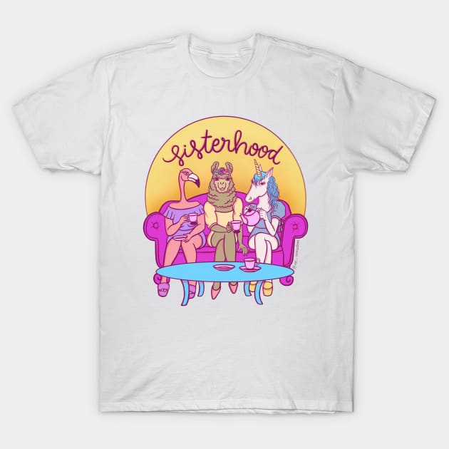 Sisterhood T-Shirt by @isedrawing